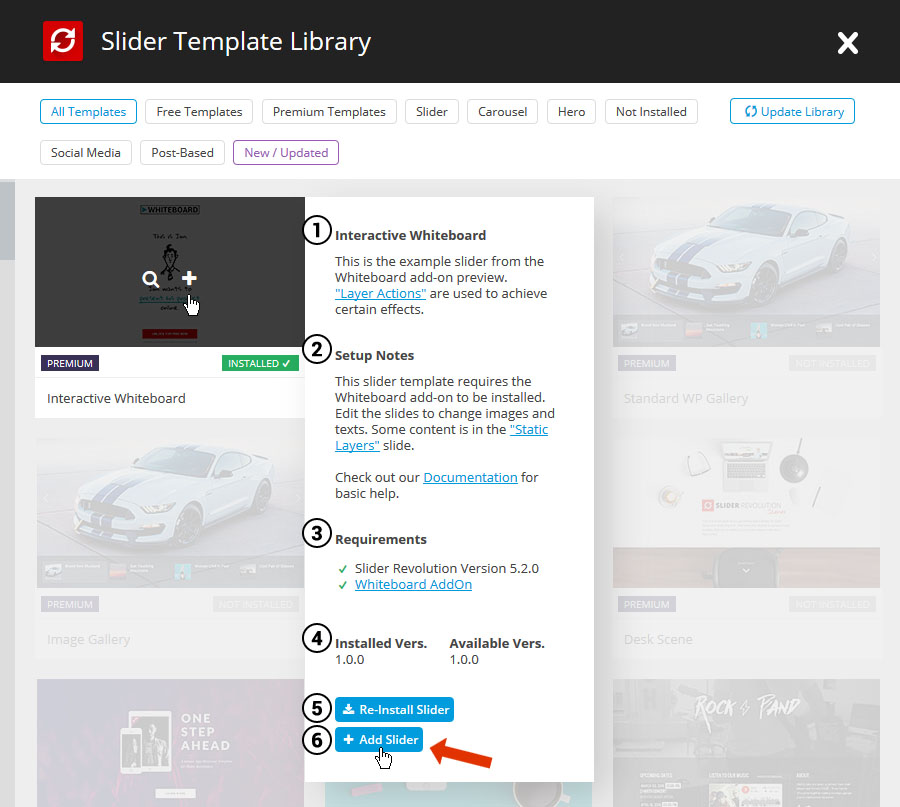 install-slider-template